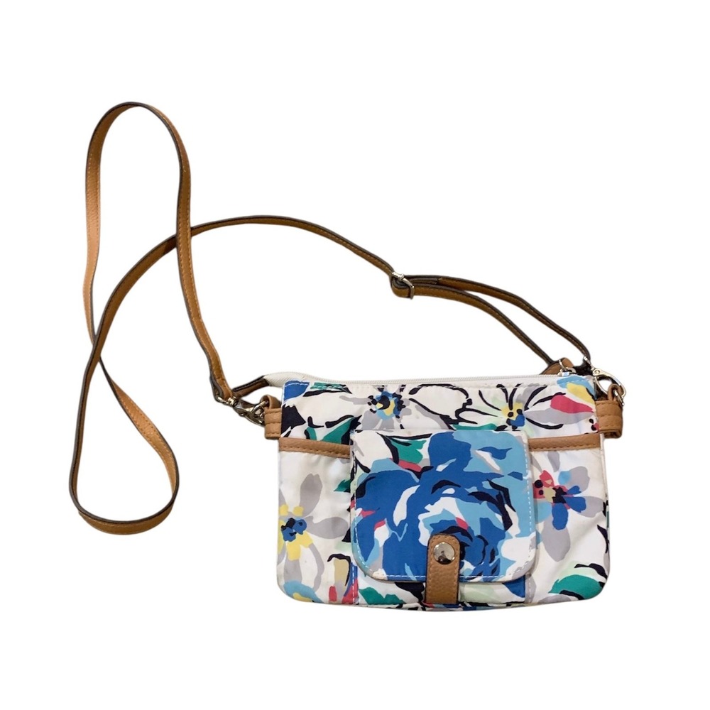 Rosetti Crossbody Bag Small Blue Floral Spring Organizer Cottagecore vibrant - Picture 3 of 7